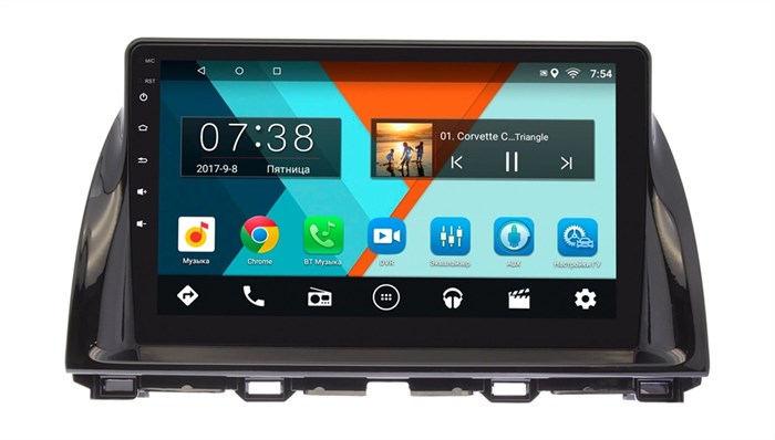 Штатная магнитола Wide Media MT1031MF для Mazda CX-5 I 2011-2017 на Android 6.0.1 - фото 101489