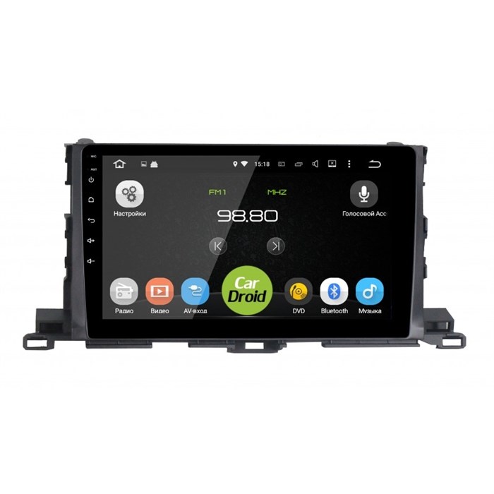 Штатная магнитола Roximo CarDroid RD-1112F Toyota Highlander (U50) 2014-2019 (Android 10.0) DSP - фото 102920