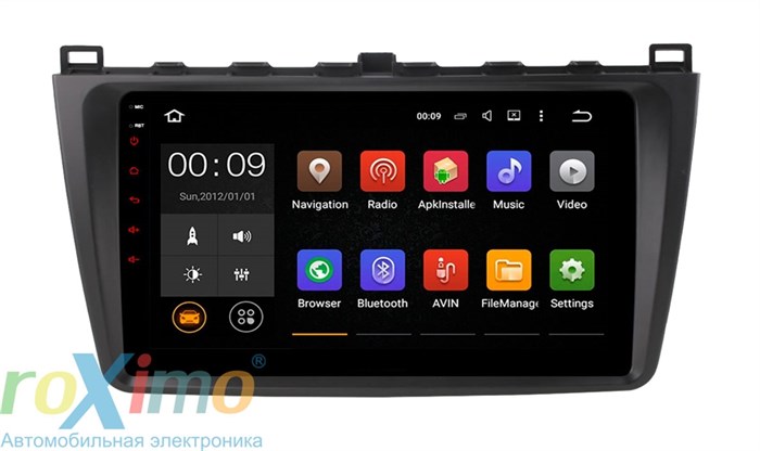 Штатная магнитола Roximo 4G RX-2415 для Mazda 6, 2007-2012 (Android 12.0) - фото 103661