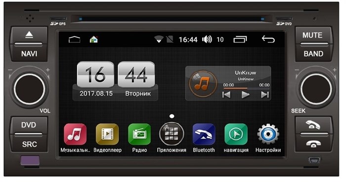 Магнитола FarCar Winca s170 для Ford Kuga, Fiesta, Fusion, C-MAX, Focus, Mondeo III, S-MAX (silver) на Android 6.0.1 (L140) - фото 110293