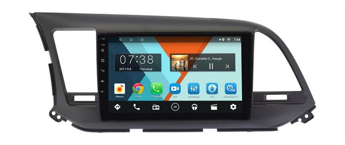 Штатная магнитола Wide Media MT9026MF для Hyundai Elantra VI (AD) 2016-2017 на Android 6.0.1 - фото 110468