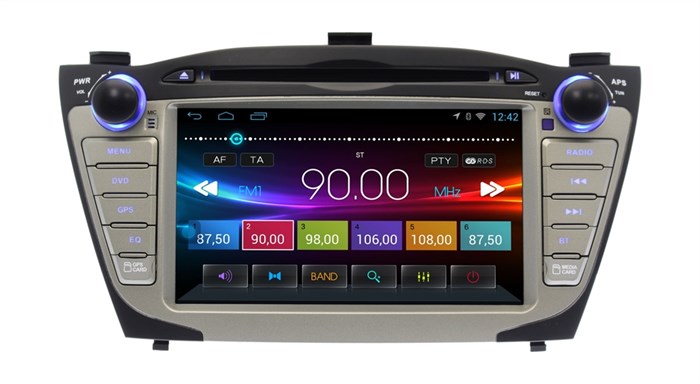 Штатная магнитола Ksize DVA-ZN7023L для Hyundai ix35, Tucson 2009-2015 на Android 4.2.2 - фото 110603