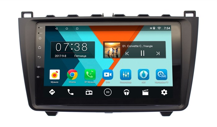 Штатная магнитола Mazda 6 (GH) 2007-2012 Wide Media MT9033MF на Android 6.0.1 - фото 111011