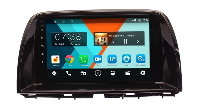 Штатная магнитола Wide Media MT9034MF для Mazda CX-5 I 2011-2017 без поддержки джойстика на Android 6.0.1 - фото 111025