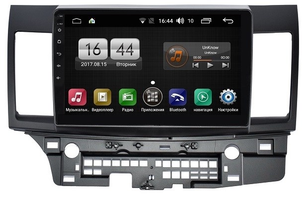 Магнитола FarCar Winca s175 для Mitsubishi Lancer X 2007-2018 на Android 6.0.1 (L037R) - фото 111129