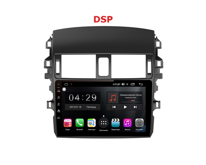 Магнитола Farcar RG063R (S300) для Toyota Corolla X (E140, E150) 2006-2013 на Android 9.0 - фото 115378