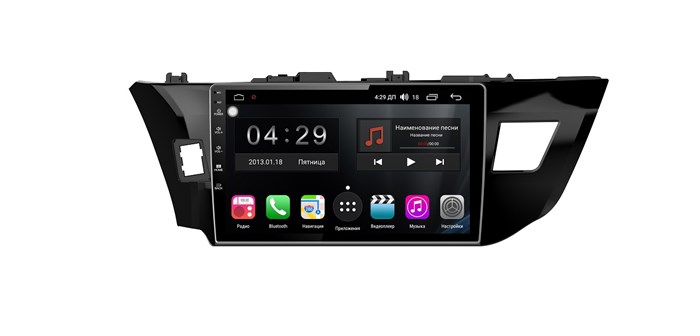 Магнитола Farcar RG307R (S300) для Toyota Corolla XI 2013-2015 на Android 9.0 - фото 115419