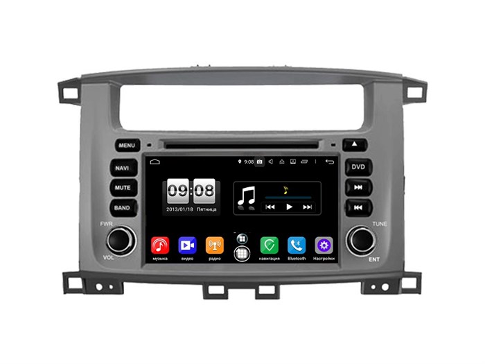 Магнитола Farcar RA457 (S250) для Toyota Land Cruiser 100 2002-2007 на Android 8.0 - фото 117266