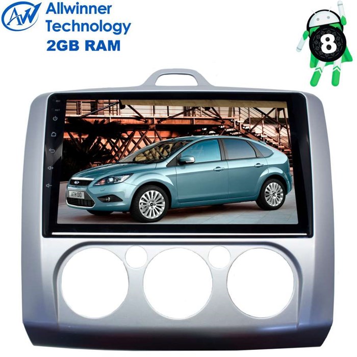 ШТАТНАЯ МАГНИТОЛА FORD FOCUS 2 2005-2010 Г. LETRUN 2882 10 ДЮЙМОВ T3 - фото 118434