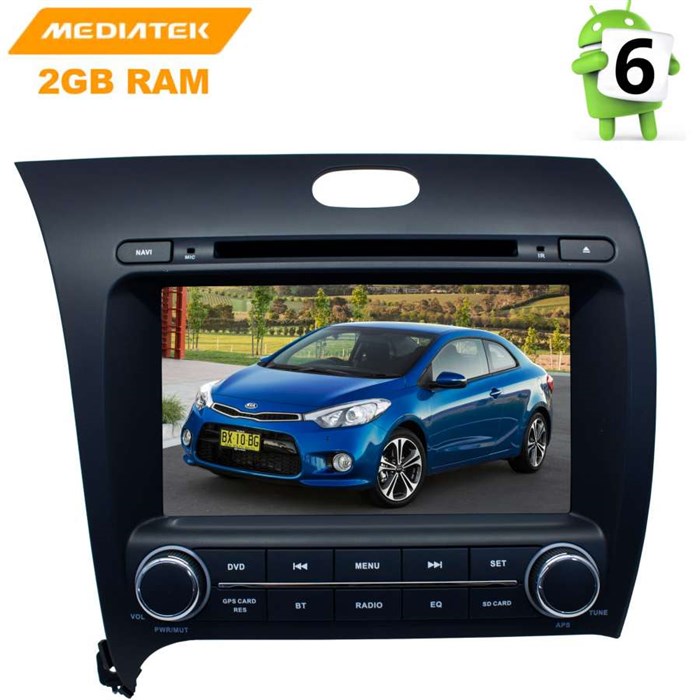 ШТАТНАЯ МАГНИТОЛА KIA CERATO, K3 C 2013 ГОДА LETRUN 2684 ANDROID 8.X MTK 4G ЭКРАН 7 ДЮЙМОВ - фото 119671