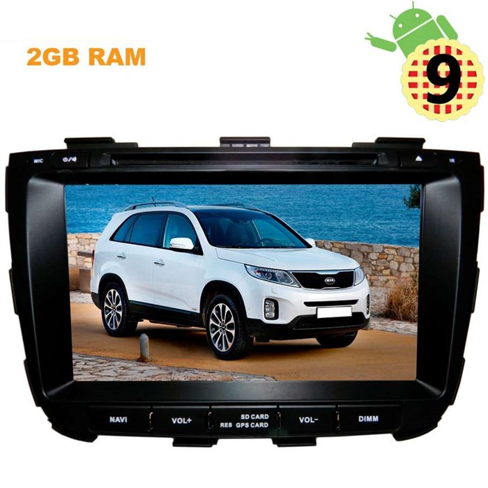 ШТАТНАЯ МАГНИТОЛА KIA SORENTO С 2013 ГОДА 8 ДЮЙМОВ ANDROID 9.X LETRUN 2719 - фото 119799