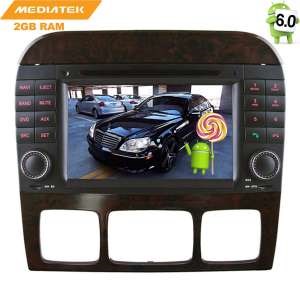 Штатная магнитола Mercedes S-klasse IV (W220) 1998-2005 LeTrun 1978 Android 6.0.1 MTK 4G - фото 120545