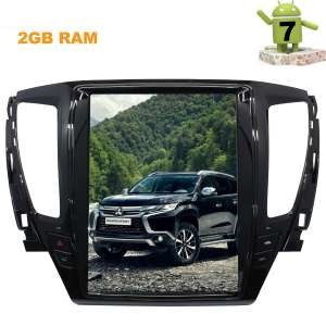 ШТАТНАЯ МАГНИТОЛА MITSUBISHI PAJERO SPORT C 2016 ГОДА LETRUN 2915 ANDROID 7.X TESLA 12 ДЮЙМОВ - фото 120940