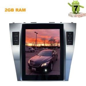 ШТАТНАЯ МАГНИТОЛА TOYOTA CAMRY 2006-2011 LETRUN 1918 9.75 ДЮЙМА ANDROID 7.X TESLA - фото 121530