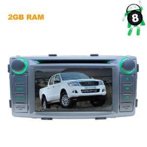 ШТАТНАЯ МАГНИТОЛА TOYOTA HILUX С 2012 ДО 2015 ГОДА LETRUN 2794 ANDROID 8.X - фото 121870