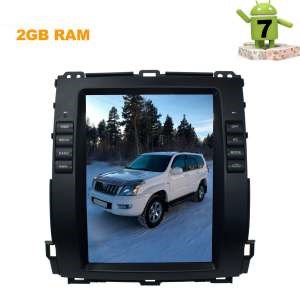 ШТАТНАЯ МАГНИТОЛА TOYOTA LAND CRUISER PRADO 120 LETRUN 2746 10.25 ДЮЙМА ANDROID 7.X TESLA - фото 121991