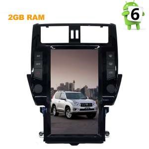 ШТАТНАЯ МАГНИТОЛА TOYOTA PRADO 150 09-13 МАКС. КОМПЛЕКТАЦИЯ LETRUN 2772 13 ДЮЙМОВ ANDROID 6.X TESLA - фото 122087