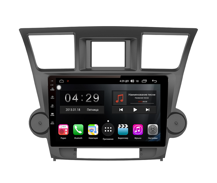 Магнитола Farcar RL035R (S300) для Toyota Highlander (U40) 2007-2013 на Android 9.0 - фото 125681