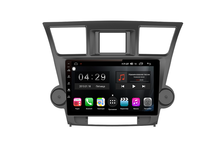 Магнитола Farcar RG035R (S300) для Toyota Highlander (U40) 2007-2013 на Android 9.0 - фото 125735