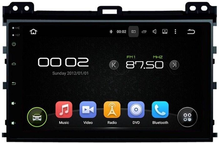 CarMedia KD-9026-P6 9" для Toyota Land Cruiser Prado 120 2002-2009 на Android 10.0 - фото 126633