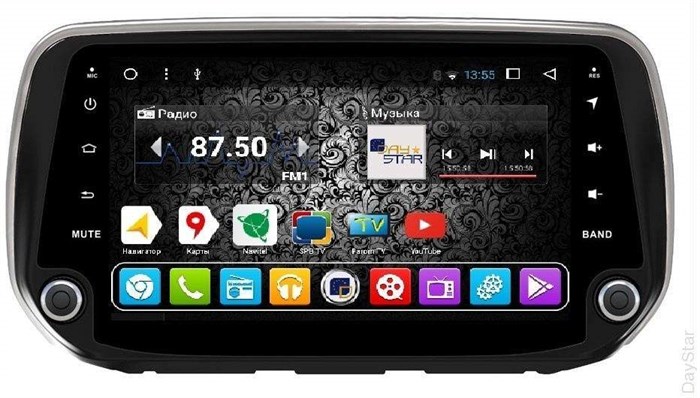 DayStar DS-7008HB для Hyundai Santa Fe IV 2018-2019 на Android 9.0 - фото 127411