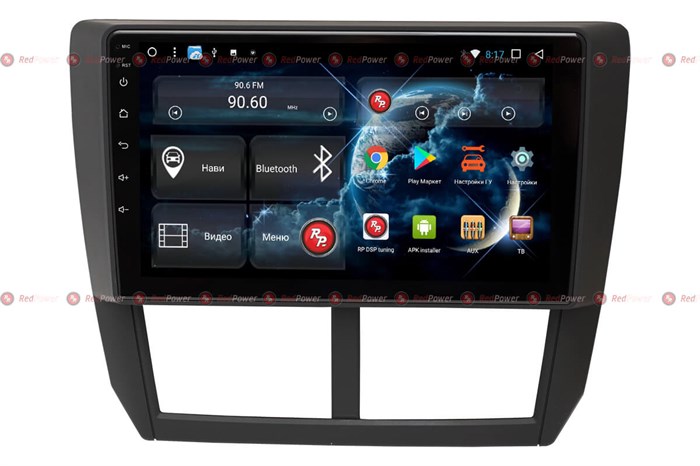 Установочный комплект 51062 R IPS DSP для Subaru Forester III, IV, Impreza III, IV на Android 8.1 - фото 129760