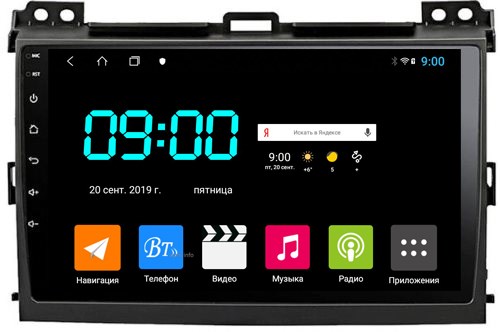 Штатная магнитола VOMI ST2691-TS9 для Toyota Land Cruiser Prado 120 2002-2009 на Android 10.0 - фото 135443