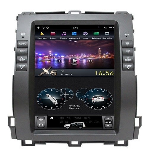 Магнитола Farcar ZF456-2 DSP Tesla для Toyota LC Prado 120 2002-2009 - фото 139593