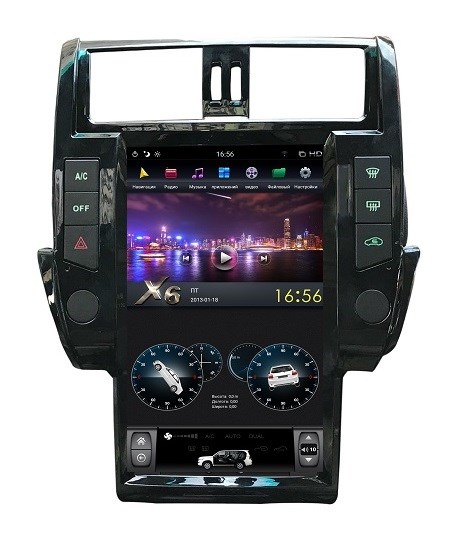 Магнитола Farcar ZF065-1 Tesla для Toyota LC Prado 150 2009-2013 - фото 139603