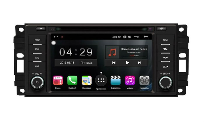 Магнитола Farcar RG202 (S300) для Chrysler универсальная на Android 9.0 - фото 139771