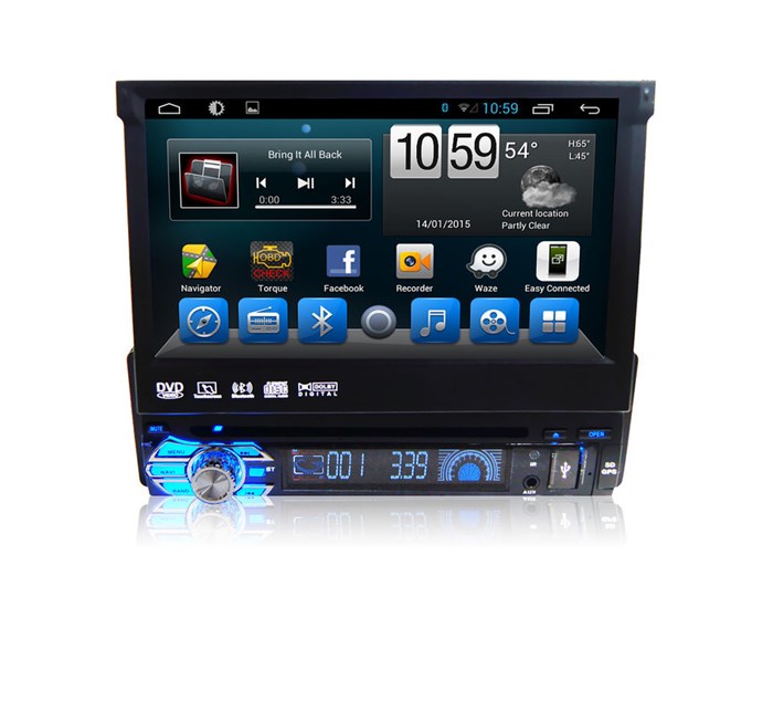 CarMedia KR-7123-T8 Универсальная магнитола 1 DIN на Android 9.0 - фото 142768