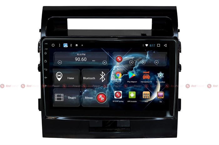 Redpower 51200 R IPS DSP для Toyota LC 200 2007-2015 (глянцевая) на Android 8.1 - фото 144650