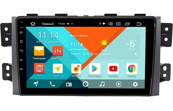 Штатная магнитола Wide Media MT9142PK-2/16 для Kia Mohave I 2008-2018 на Android 9.1 - фото 145459