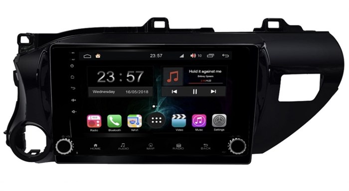 Магнитола Farcar RG1077RB (S300) для Toyota Hilux 2015-2020 на Android 9.0 - фото 145789