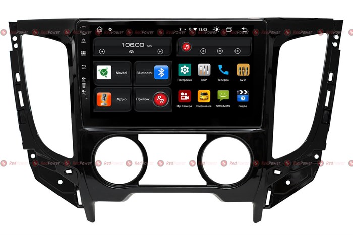 Redpower 61425 для Mitsubishi L200 (2015-2019) кондиционер на Android 10.0 - фото 147452