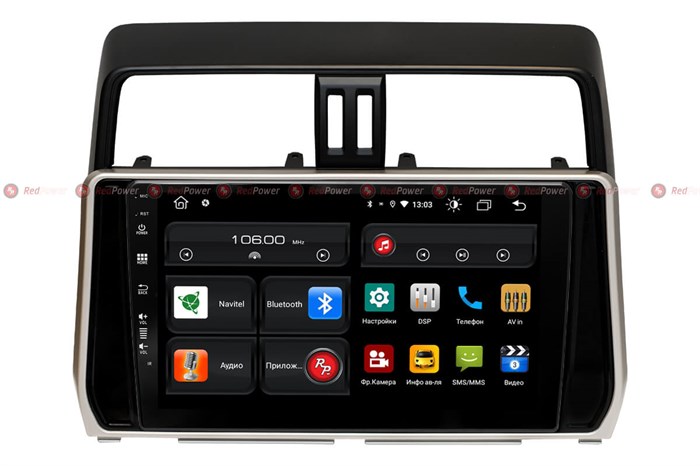 Redpower 61365 для Toyota Land Cruiser Prado 150 2017-2020 на Android 10.0 - фото 148206