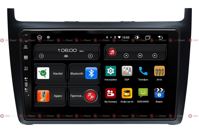 Redpower 61134 для Volkswagen Polo 5, 5 рестайл (2009-2019) на Android 10.0 - фото 148429