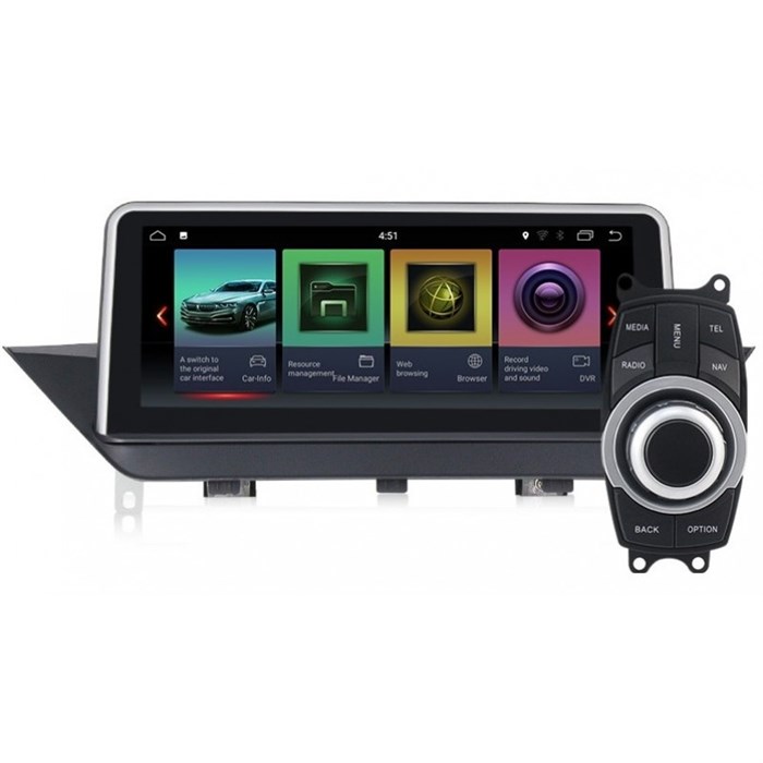 Штатная магнитола Roximo RW-2704D для BMW X1 (E84) для CIC на Android 9.0 - фото 148432
