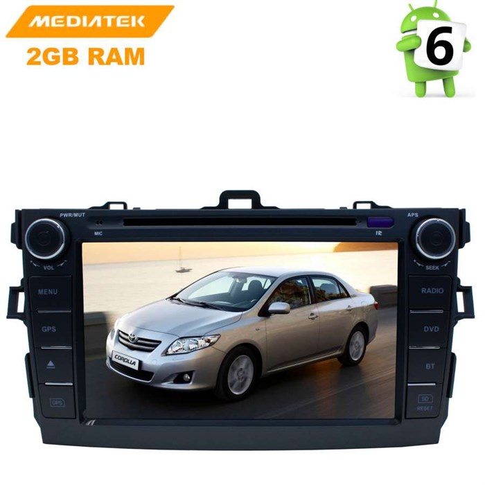ШТАТНАЯ МАГНИТОЛА TOYOTA COROLLA 2007-2012 Г. ANDROID 8.X LETRUN 2679 MTK 4G - фото 152097