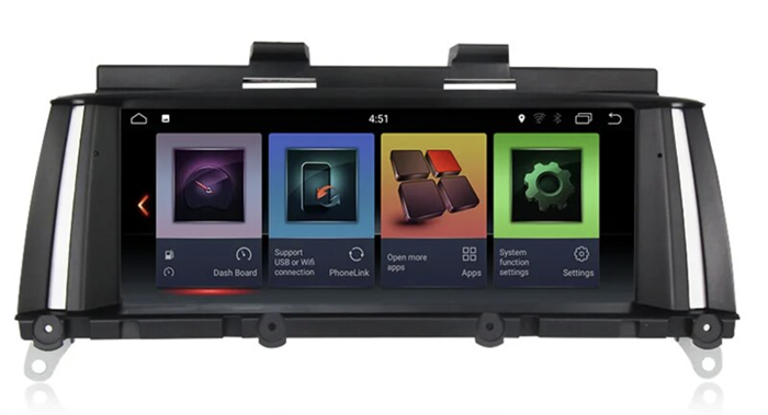 CarMedia XN-B1011-Q6 BMW X3 2010-2017 F25 для CIC на Android 10.0 - фото 154912