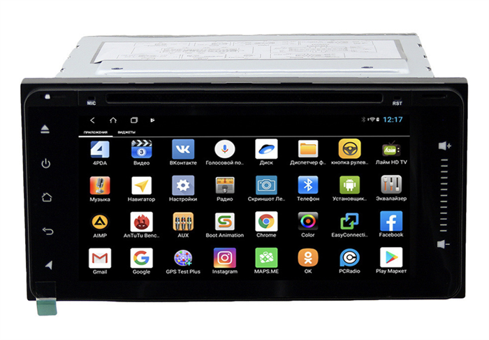 Parafar PF071XHDDVD для Toyota универсальная на Android 12.0 - фото 155265
