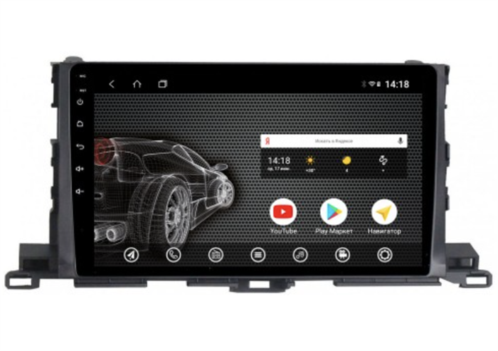 Штатная магнитола VOMI ST2801-TS9 для Toyota Highlander 2014+ на Android 10.0 - фото 159185