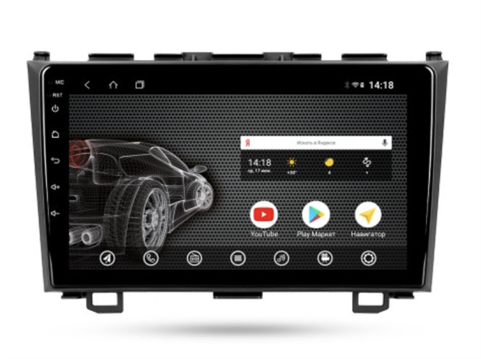 Штатная магнитола VOMI ST2824-TS9 для Honda CR-V III 2006-2012 на Android 10.0 - фото 159343