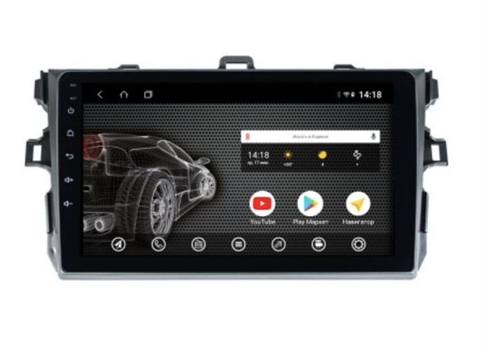 Штатная магнитола VOMI ST2835-TS9 для Toyota Corolla X (E150) 2006-2013 на Android 10.0 - фото 159463