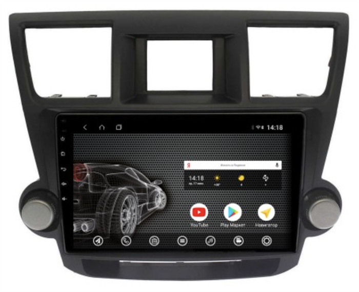 Штатная магнитола VOMI ST2838-TS9 для Toyota Highilander 2009-2014 на Android 10.0 - фото 159502