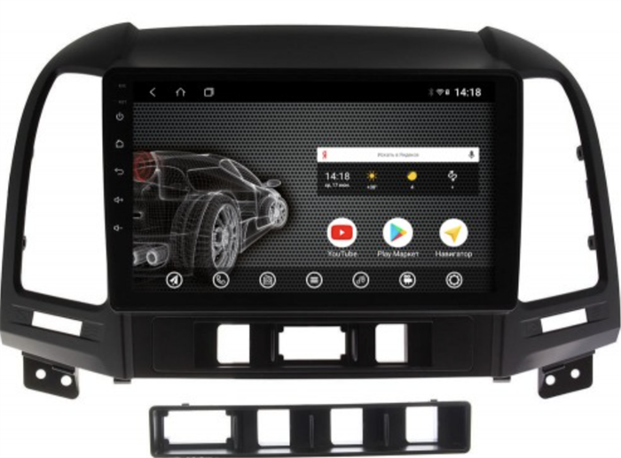 Штатная магнитола VOMI ST2847-TS9 для Hyundai Santa Fe 2 2006-2012 CM на Android 10.0 - фото 159598