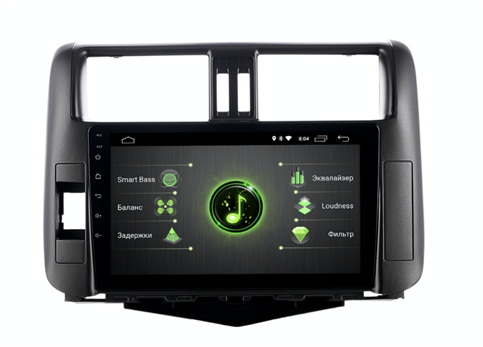 INCAR DTA-2207 для Toyota Land Cruiser Prado 150 2009-2013 на Android 10 - фото 159959