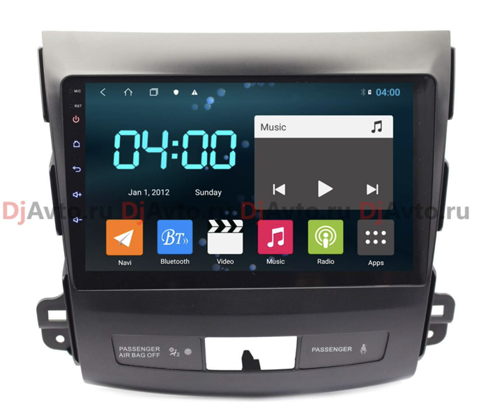 DjAvto 4510 - 4015 для Mitsubishi Outlander XL 2006-2012 c DSP на Android 9.0 - фото 160650