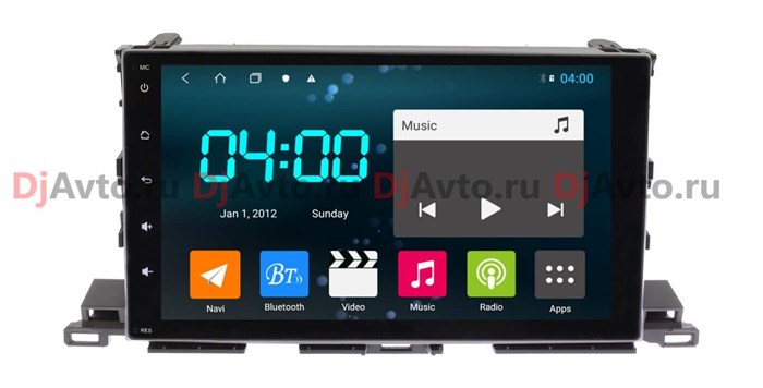DjAvto 4548 - 4018 для Toyota Highlander (U50) 2014-2019 c DSP на Android 9.0 - фото 161006