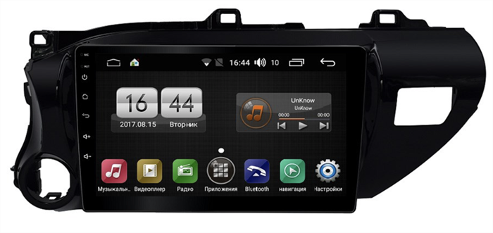 Магнитола Farcar TG588/1077R (S400) для Toyota Hilux 2015-2020 на Android 10.0 - фото 162753